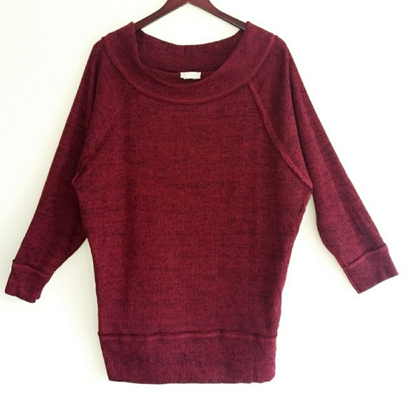 LAST ONE! Umgee Off Shoulder Rib Knit Tunic Dress - Picture 2 of 7